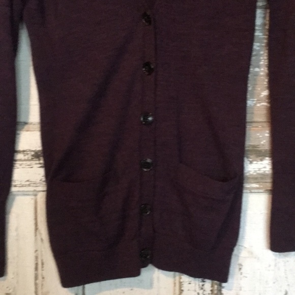 EUC Purple Longer Cardigan by Ann Taylor - Picture 2 of 5